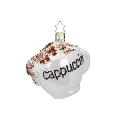 Cappucciono Tasse Glasfigur Weihnachtsbaumschmuck