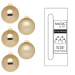 Glaskugeln Weihnachtsbaumdekoration Gold