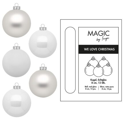 Weihnachtsbaumkugeln aus Glas
