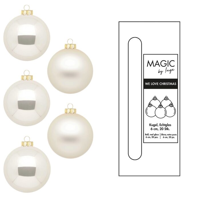 Weihnachtsbaumkugeln aus Glas