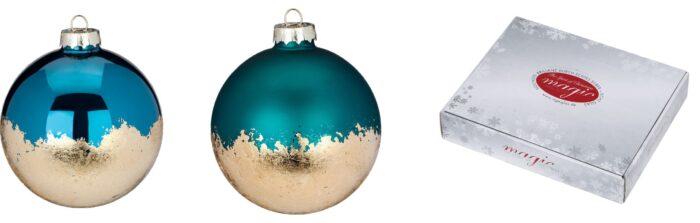 Weihnachtsbaumkugekb blau grün gold