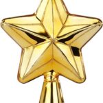 Weihnachtsbaumspitze Stern gold