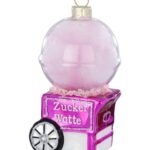 Christbaumschmuck Glasfigur Zuckerwatte