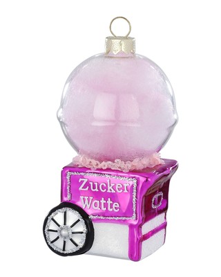 Christbaumschmuck Glasfigur Zuckerwatte