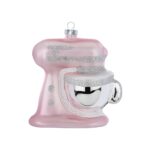 Christbaumschmuck Figur rosa Küchenmaschine