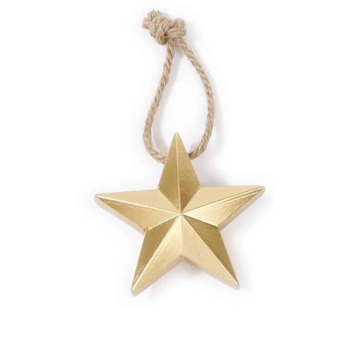 Christbaumschmuck goldener Stern