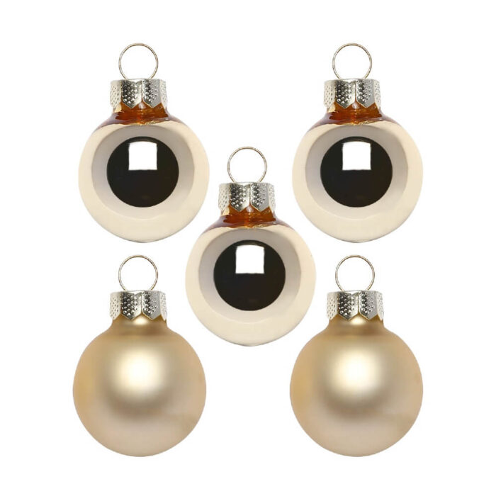 Christbaumschmuck gold glanz und matt