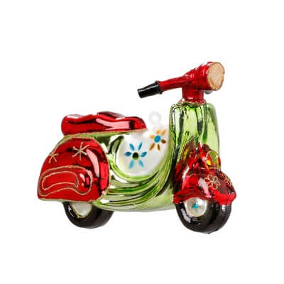 Weihnachtsschmuck Motorroller