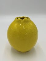 gelbe Vase in Zitronenform