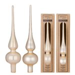 Christbaumspitze Champagner