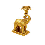 Kerzenleuchter Elefant in gold